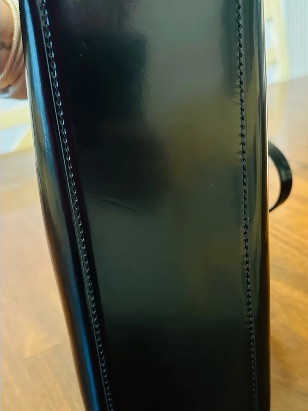 Tory Burch Black Robinson Spazzolato Leather Hobo Bag